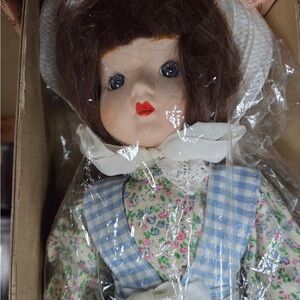 Schmid Doll House Younger than Springtime Porcelain Doll comes in original box
